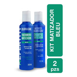 Kit Shampoo Y Tratamiento Matizador Para Tonos Plata Y Beige