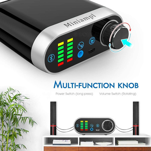 Nobsound - Amplificador De Potencia Bluetooth 5.0; Receptor