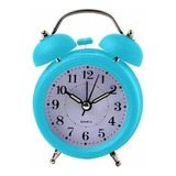 Reloj Despertador Antiguo Metalico Doble Campana Colores