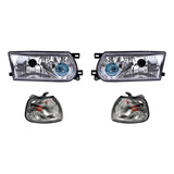 2 Faros + 2 Cuartos Depo Para Nissan Tsuru 2005 A 2017