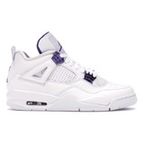 Tenis Jordan 4 Retro Metallic Purple Talla 26 Mx