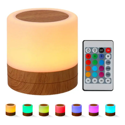 Lámpara De Noche 13 Colores Inteligente Bebe Control Tacti