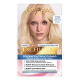 Kit Tintura L'oréal Paris  Excellence Kit Tintura L'oréal Paris Excellence Creme Tono 120 Rubio Ultra Claro Natural Para Cabello