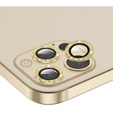 Película Câmera Glitter Dourado Brilho P/ iPhone XR
