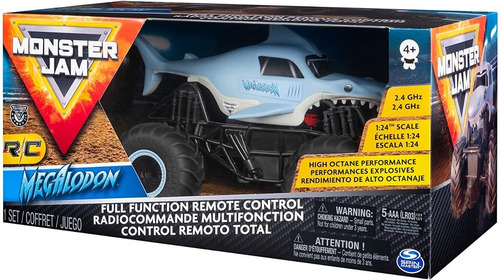 Monster Jam Megalodon Rc Spin Máster Envio Rapido! 1:24