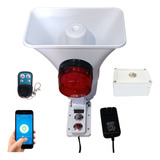 Alarma Vecinal Standar Wifi Rf 433 Boton Panico Exterior App