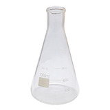 Erlenmeyer 1000 Ml Graduado Vidrio Borosilicato 3.3