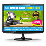 Software Programa De Ventas, Stock, Gestión De Drugstore