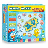 Brinquedo Infantil Domino Galinha Pintadinha De Madeira Nig