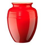 Vaso Le Creuset 15cm 1l Clássico Em Cerãmica Colorida Cor Vermelho