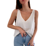 Blusa Top Ajustable Atras De Gasa Ophelia