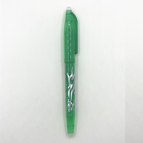24 Piezas Bolígrafo Borrable Recargable Oficina Kawaii Verde