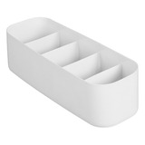 Miniso Caja De Almacenamiento Plástico Blanca 26.9x9.3x7.3 C