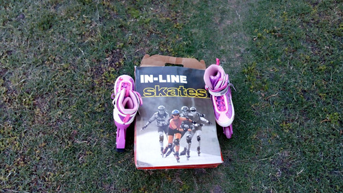 Patines Rollers Extensibles Infantiles Rosas 36-39