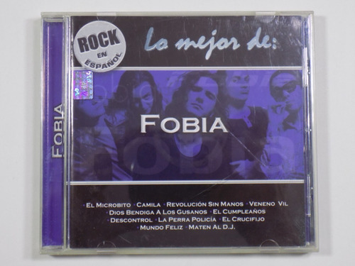 Fobia Lo Mejor De... Cd México Rock Pop Latín 2001