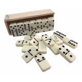 Domino Profesional Caja Madera Juego Fichas Casino 5012d