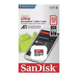 Micro Sd Sandisk Ultra 32gb Clase 10 A1 98mb/s Original 100%