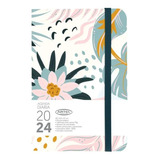 Agenda 2024 Diaria Artel Día Por Página Con Elástico Diseños Color De La Portada Multicolor Flores 1