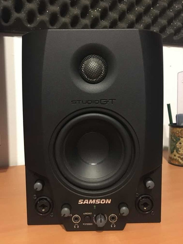 Monitores + Placa De Sonido Incorporada Samson Home Studio