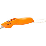 Cutter Retractil Trincheta Bahco Kmu-01 Cuerpo De Aluminio Color Naranja