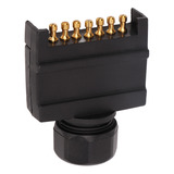 Adaptador De Conector De Remolque Macho Plano De 12 V Y 7 Pi