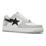 A Bathing Ape Bape Sta Low Grey White