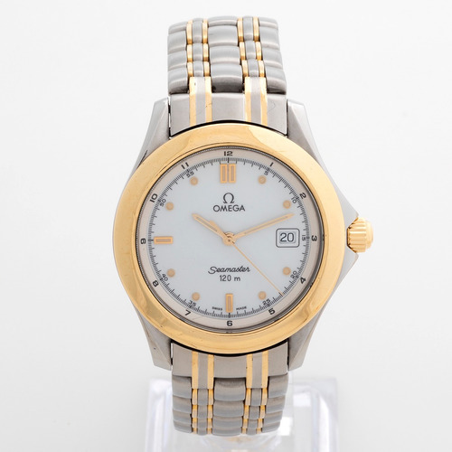 Eslabón Para Reloj Omega Seamaster Acero Oro 18mm Caballero