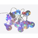 8 Pz Serie Decorativa Bombillo Vintage Color Nanop Luces Multicolor/rgb