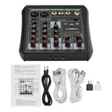 Canal Mezclador De Audio Mp3 Power Audio Interfaz Otg Mixer