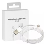 Cargador Cable Lightning Usb P/iPhone 5 6 7 8 X 11 12 iPad 