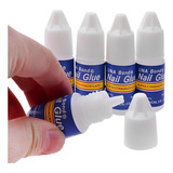 Kit Cola Para Unha Tips Postiças 5 Unidades 3 Gr Nail Glue