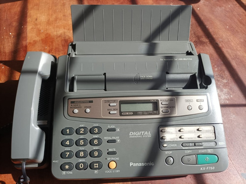 Fax De Papel Térmico C/ Contestador Auto Panasonic Kx-f750 