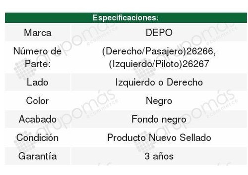 Faro Delantero Depo Volkswagen Jetta 2012 2013 2014