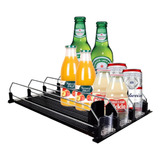 Dispensador De Bebidas Organizador De Refrigerador 3 Rieles