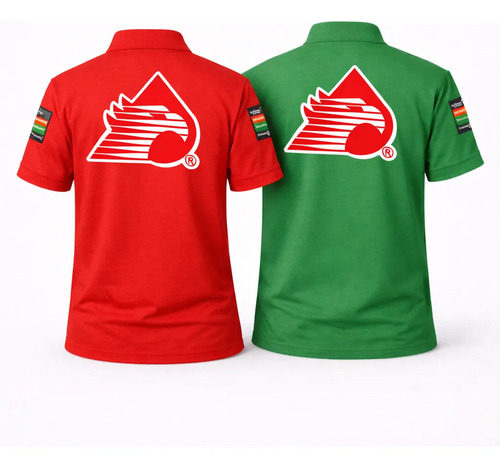 Paquete 2 Playeras Polo Pemex Nueva Imagen Manga Corta