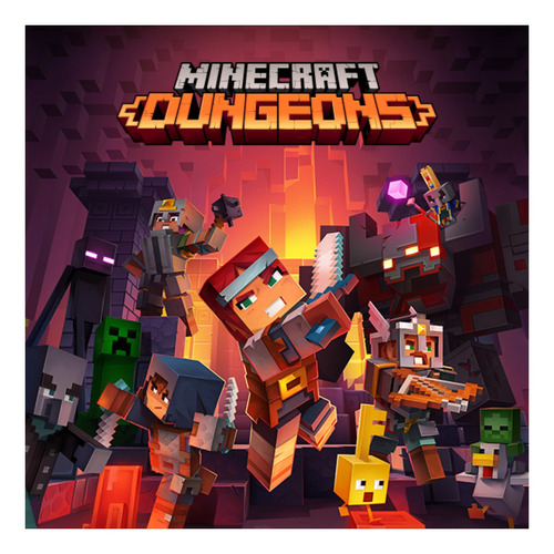 Minecraft Dungeons  Dungeons Standard Edition Mojang Nintendo Switch Físico
