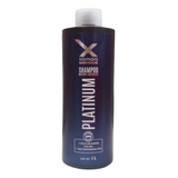 Shampoo Matizador Platinium Para Cabellos Canas Xiomara 1 Lt