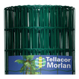 Tela Soldada Revestida Pvc Verde Fio 2,50mm Rolo De 25x1,50