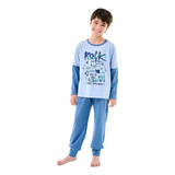 2281. Pijama Varon De Jersey Play Talle Especial