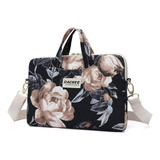 Dachee Big White Rose Patten Bolso Bandolera Impermeable Par