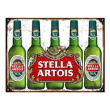 Cartel Chapa Publicidad Antigua Cerveza Stella Artois L589