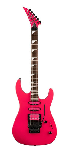 Jackson Dk3xr Hss Neon Pink W / Pink Pickups