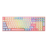 Teclado Mecánico Inalámbrico Full Size Con Rgb, Switch Gater