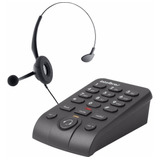 Telefone Headset C/ Discadora Intelbras Hsb  Preto - Hsb50