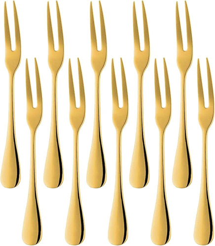 Set Tenedores Para Postres Aperitivos Comida Cubiertos Mesa