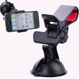 Soporte Auto Universal Pinzas Para Celulares Gps Con Ventosa