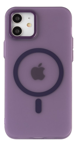 Protector Mobo Glam Magsafe Filter Para iPhone - Morado Color 12 Pro/12