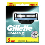 Carga Para Lâmina De Barbear Gillette Mach3 Turbo 8 U