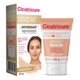 Protetor Solar Cicatricure Antissinais Toque Seco 40g Clara