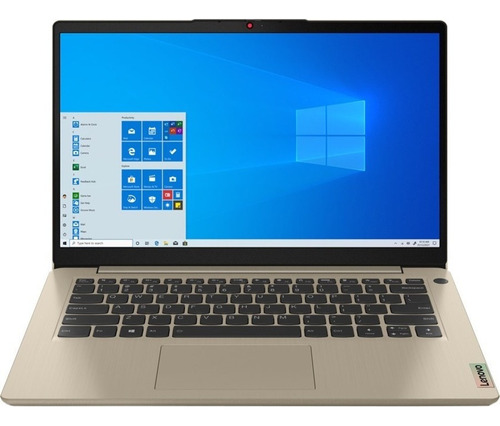 Notebook Lenovo Amd Ryzen 7-5700u 8gb 512gb 14'' Fhd Dorado